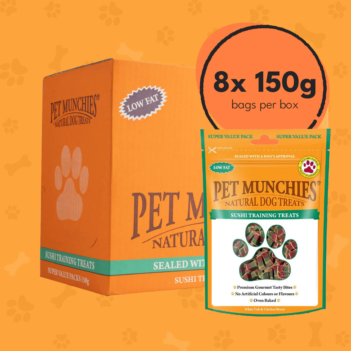 Pet Munchies Sushi Training Treat Super Value Pack