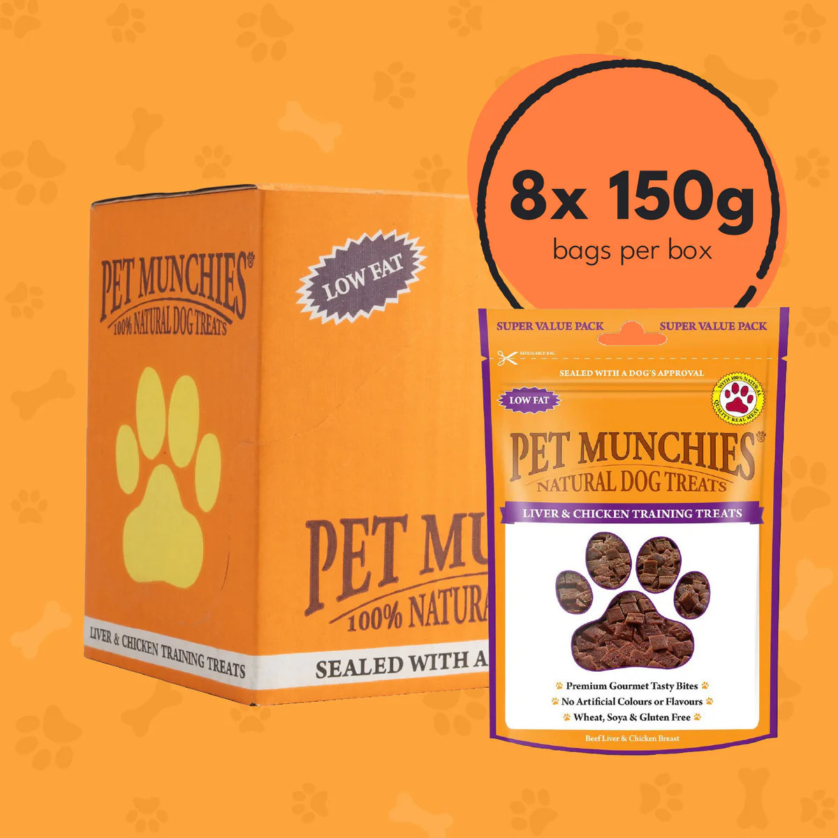 Pet Munchies Liver & Chicken Training Treat Super Value Pack