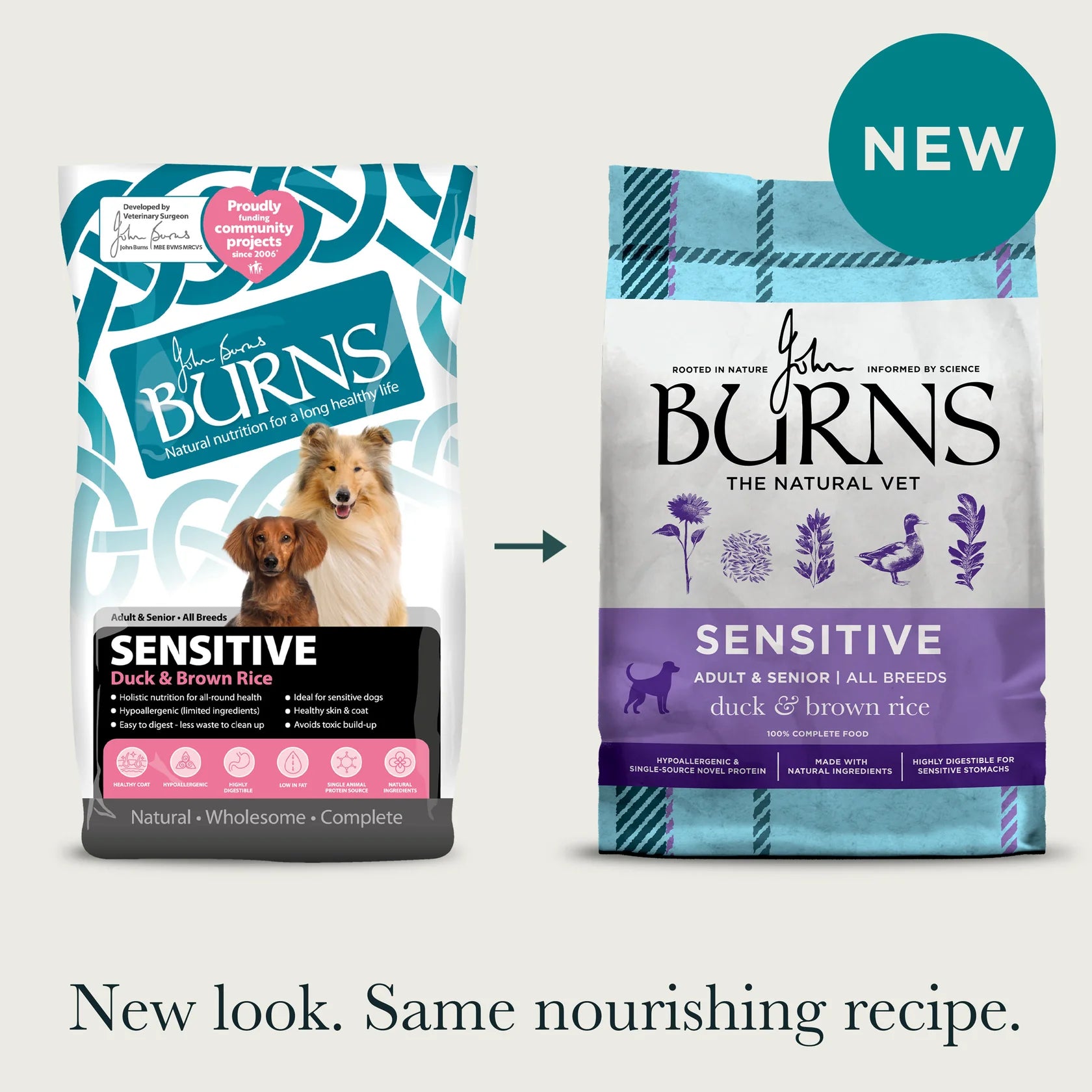 Burns Sensitive Duck & Brown Rice