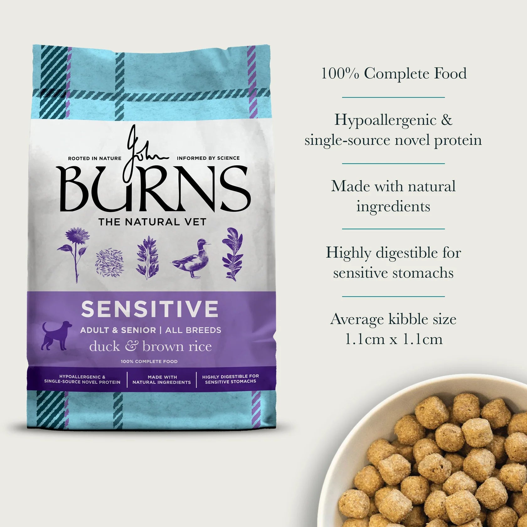 Burns Sensitive Duck & Brown Rice