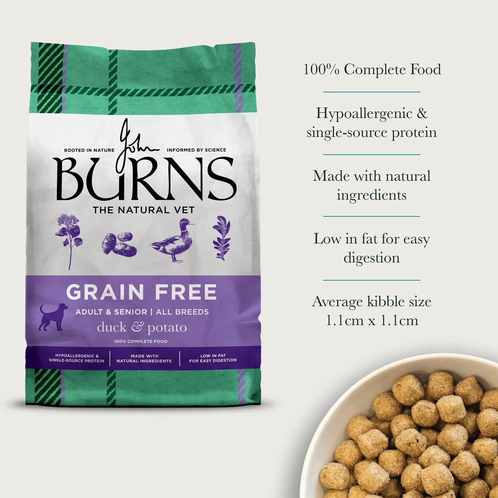 Burns Grain Free Duck & Potato