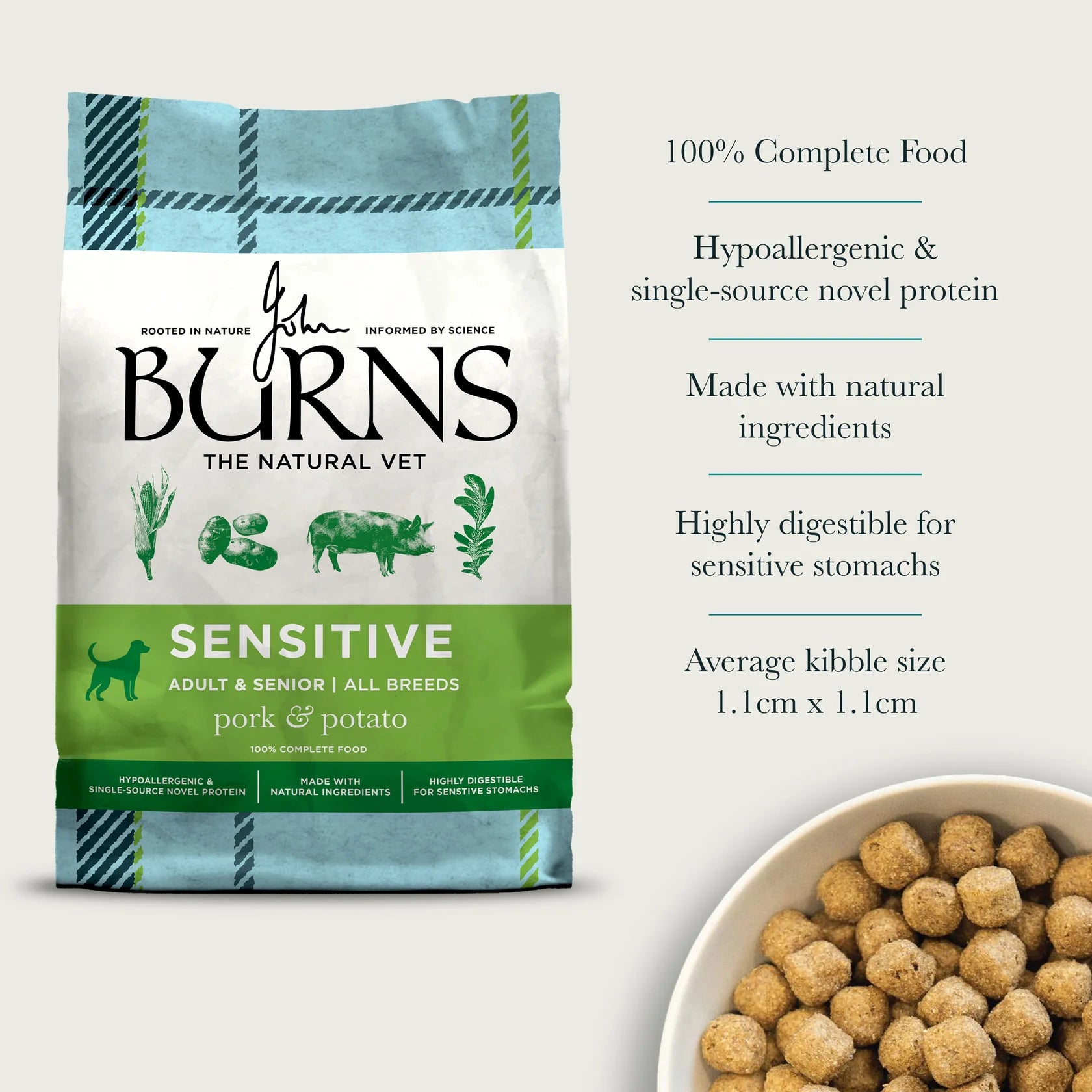 Burns Sensitive Pork & Potato