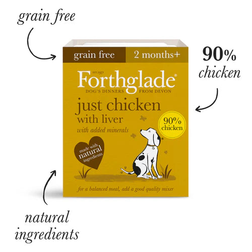 Forthglade Just Chicken & Liver Complementary Wet Dog Food