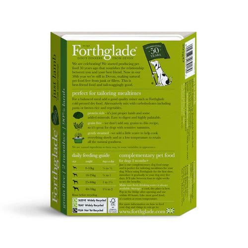 Forthglade Just Lamb Complementary Wet Dog Food
