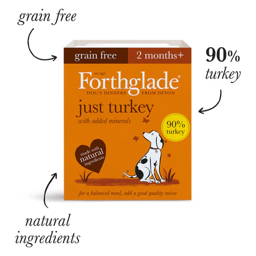 Forthglade Just Turkey Complementary Wet Dog Food
