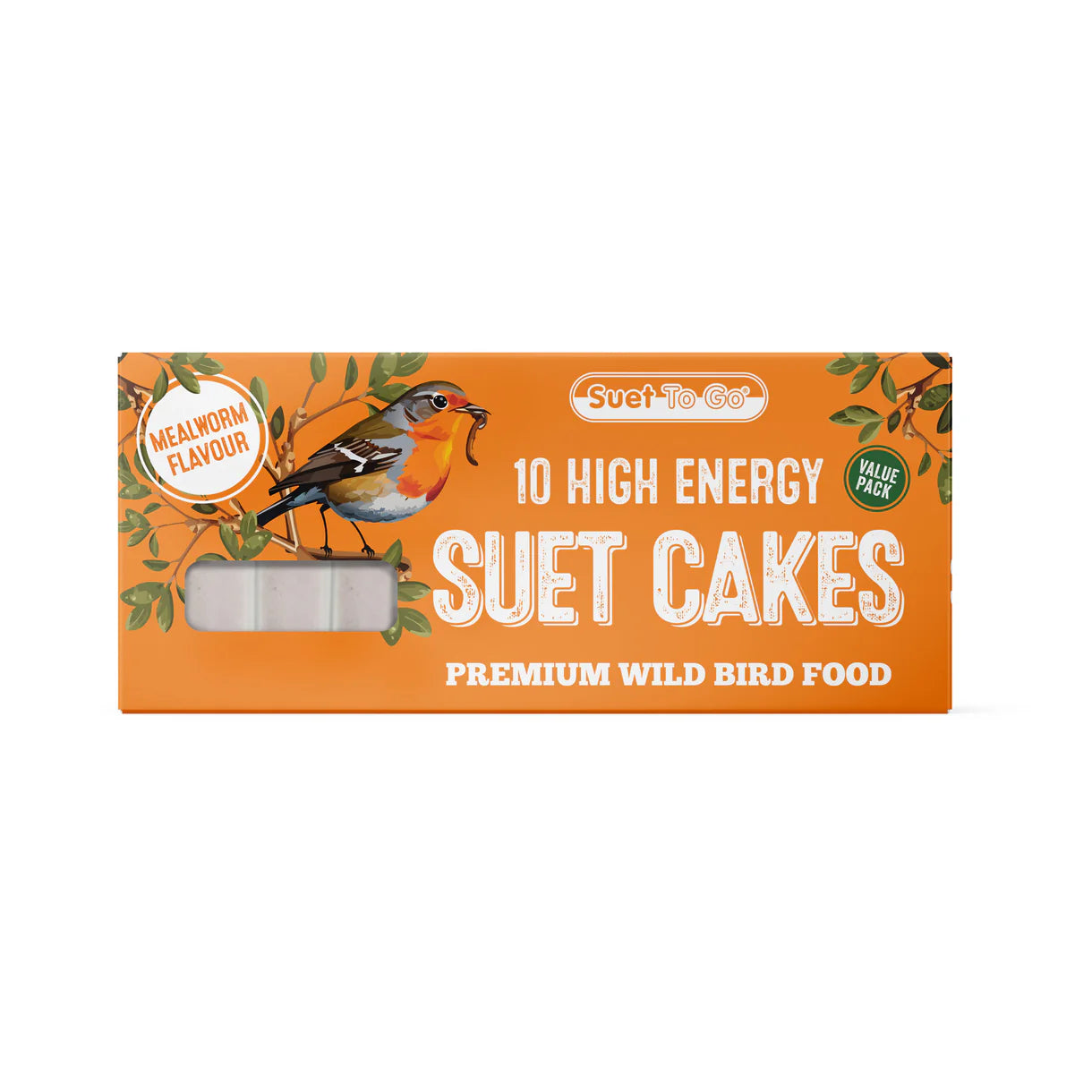 Suet To Go Suet Cakes 10pk Mealworm